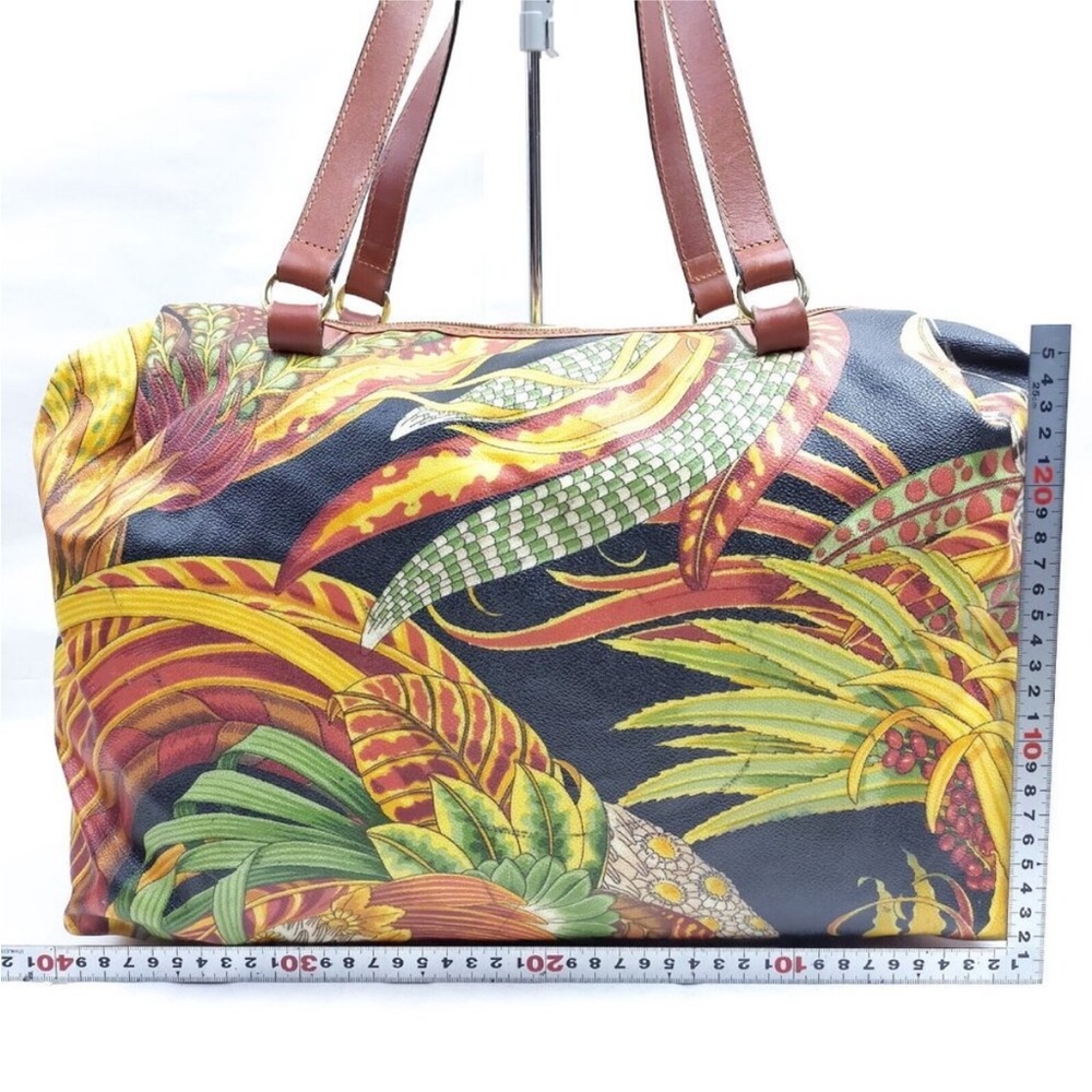 Auth Ferragamo Duffle With Pattern - image 2